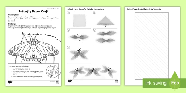 Origami Butterfly Instructions