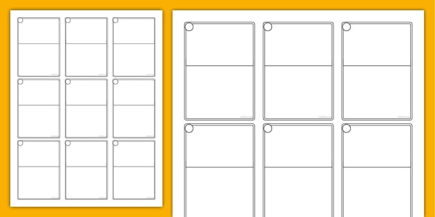 pokemon card template Design Your Own Printable Trading Card Template for Students