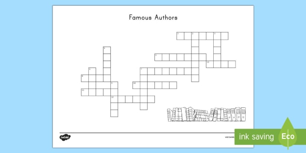 famous-authors-crossword-world-book-day-authors-young-adult