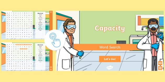 FREE Capacity Interactive Word Search Interactive Games KS1