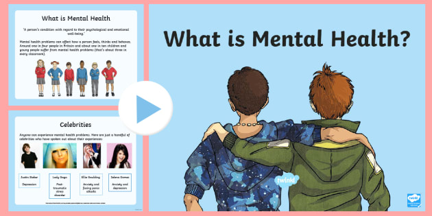 Mental Health Powerpoint Large Detailed Emotions And Feelings 