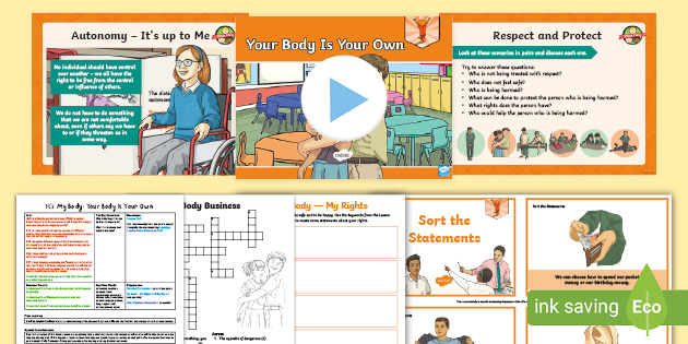 UKS2 It's My Body: Your Body Is Your Own KS2 Lesson Pack