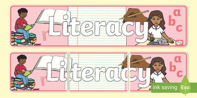 Free 👉 Literacy Sign Teacher Made