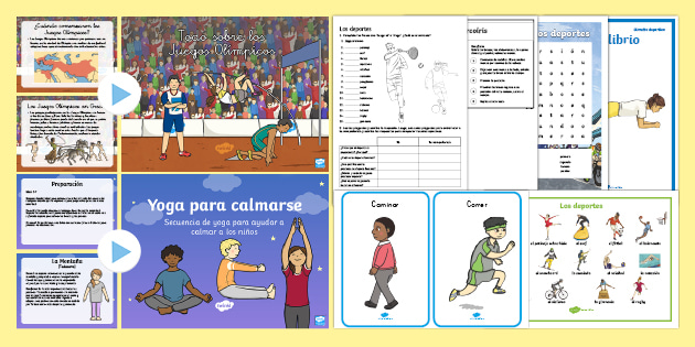 Paquete de actividades: Deportes (teacher made)