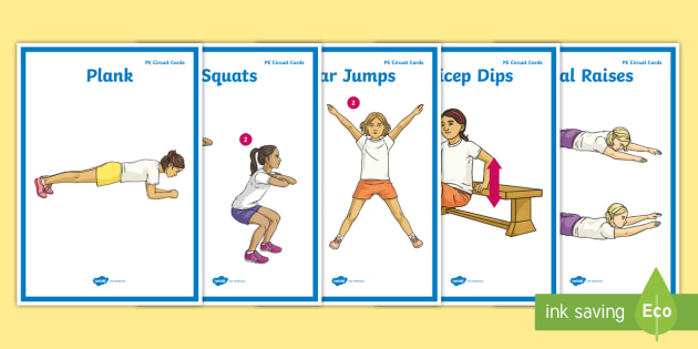 Fitness Circuit Station Cards – Prime Coaching Sport