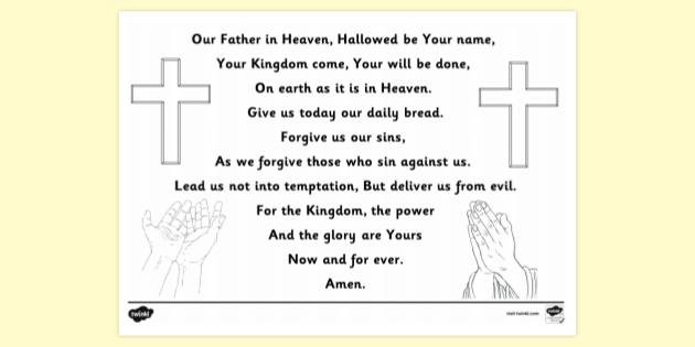 Our father prayer