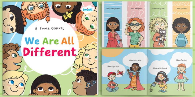 We Are All Different Ebook - Difference, Inclusion, Friendship, Ourselves