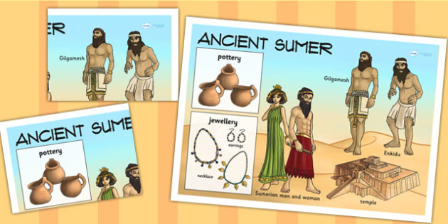 Ancient Sumer Large Display Poster - Sumer, Mesopotamia, Poster