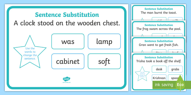 Free Phase 4 Sentence Substitution Activity Mats