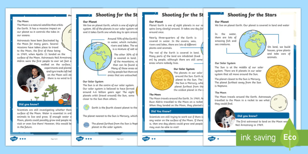 Planet Facts For Third Grade