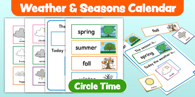 Weather and Seasons Circle Time Calendar