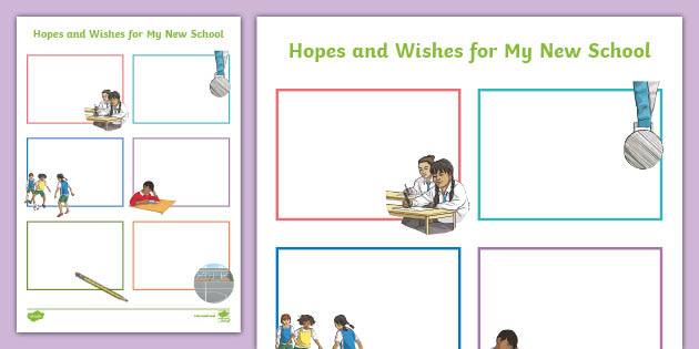 hopes-and-wishes-for-my-new-school-secondary-sen-worksheet-worksheet