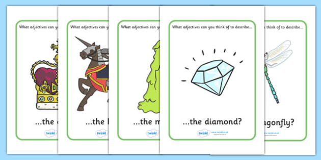 What is a character description picture