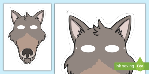 Wolf Role-Play Mask (teacher made)