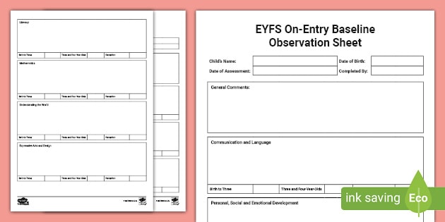 Eyfs On Entry Baseline Observation Record Early Adopter Hot Sex Picture 7686