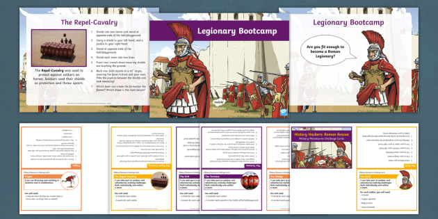 KS2 Roman Army Legionary Bootcamp PowerPoint And Outdoor Activity Pack