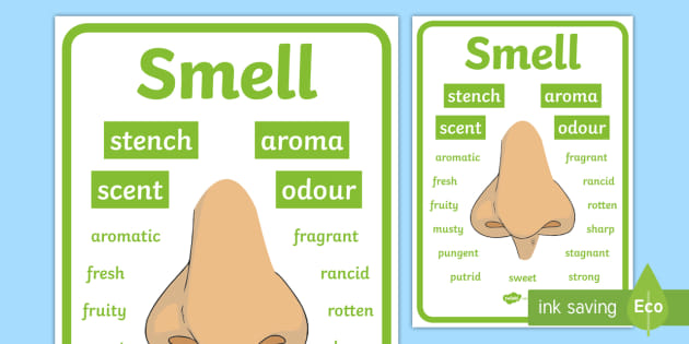 creative writing description of smell