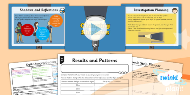 Shadows ks2 worksheets picture