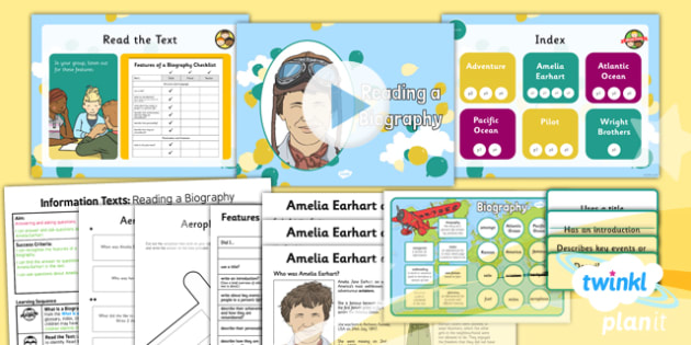 Explorers Up And Amelia Earhart Information Texts 1 Y2 Lesson Pack