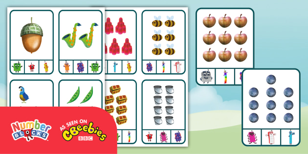 FREE Numberblocks: 1-10 Clip Cards (teacher made) - Twinkl