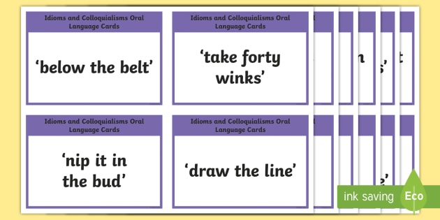 A2-B1 The Idioms Game