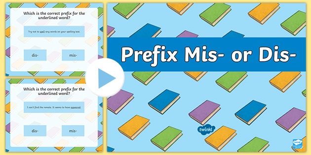 Dis Prefix l Learn Literacy with Twinkl - Twinkl