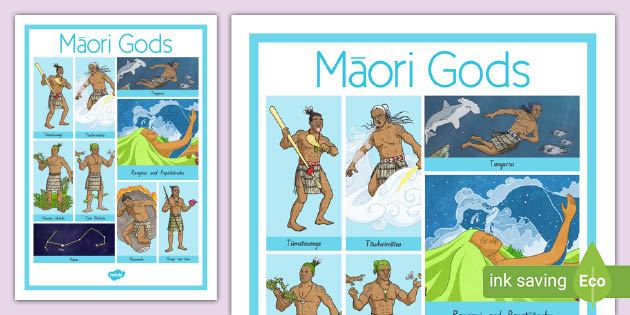 Maori Gods Vocabulary Poster Teacher Made