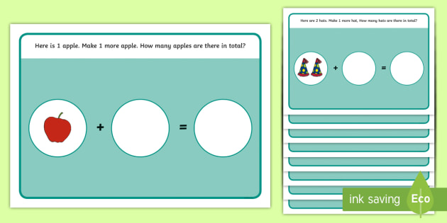 Add One More Playdough Mats Maths Mathematics Adding Plus