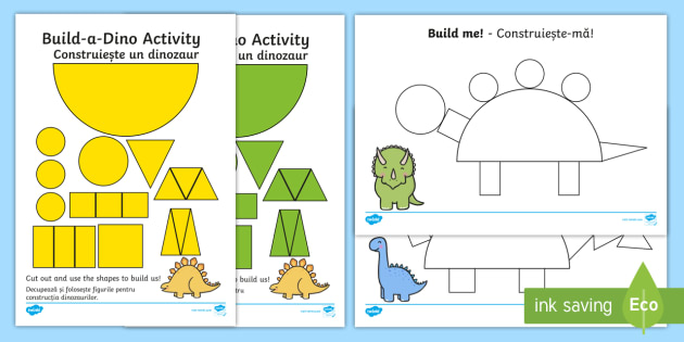 create your own dinosaur activity