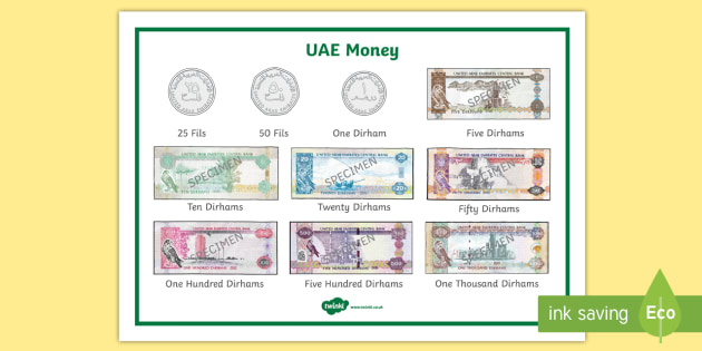 uae year 3 money word mat teacher made
