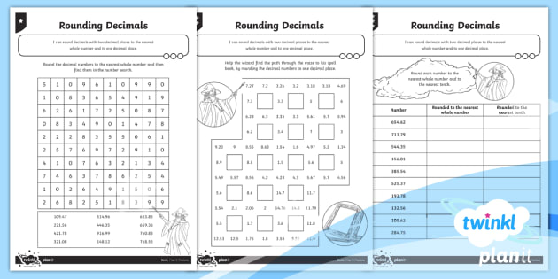 2.1 Rounding, Comparing, & Estimating Decimals 