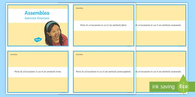 Le Emozioni - Informazioni e Risorse - Twinkl