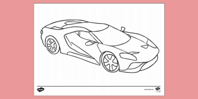 50 shades of crayon the best car colouring pages for kids  CAR Magazine