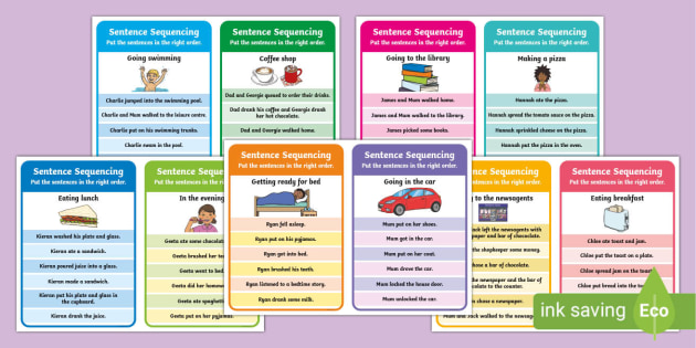 6 Step Sequencing Cards (teacher made)