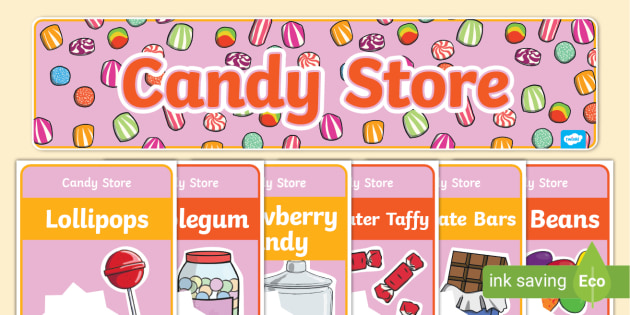 Candy Store Role Play Pack candy store role play candy store