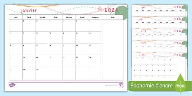 Planificateur 2023: planificateur d'année calendrier (janvier 2023-juin 2024)  -organisateur de planificateur de calendrier mensuel/