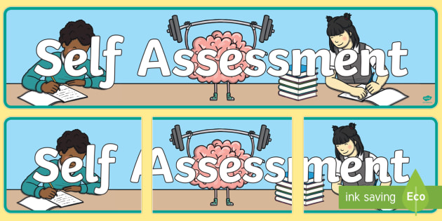 Self Assessment Display Banner - Assessment Board Display Banner