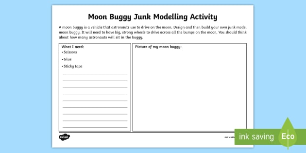 moon buggy junk modelling