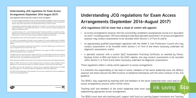 jcq coursework guidelines