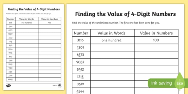 place-value-finding-the-value-of-4-digit-numbers-worksheet