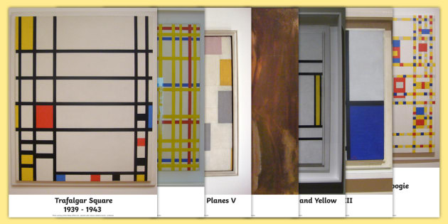 Piet Mondrian Photo Pack Teacher Made