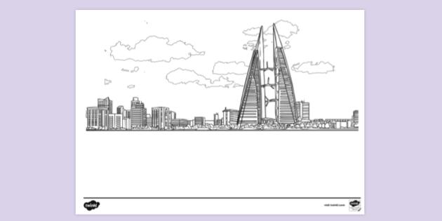 FREE! - Cityscape Colouring Sheet | Colouring Sheets