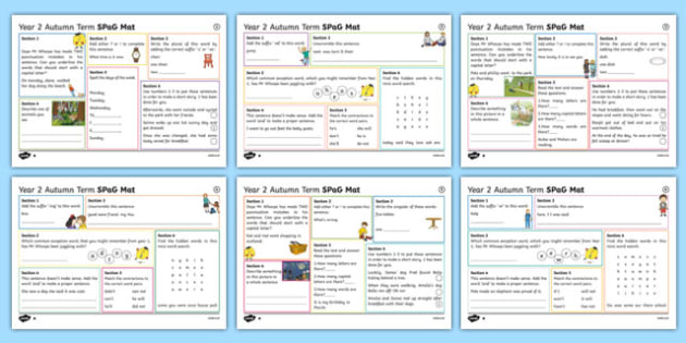 Year 2 Autumn Term 2 Spag Mat Answers