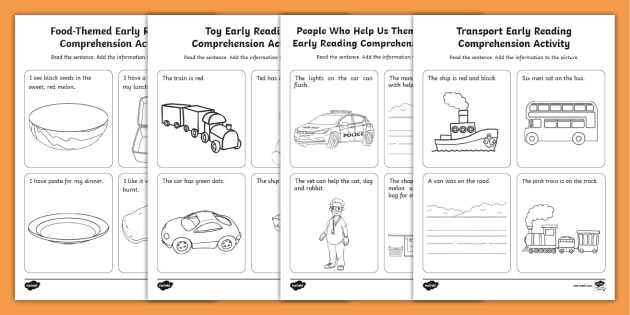 Phase 4 Early Reading Comprehensions: Everyday Life