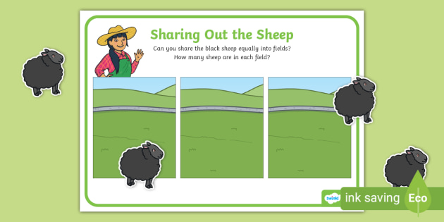 Sharing Out the Sheep Activity | Twinkl (teacher made)