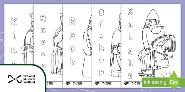 Chess Colouring Pages - Rook Piece - Twinkl Resource