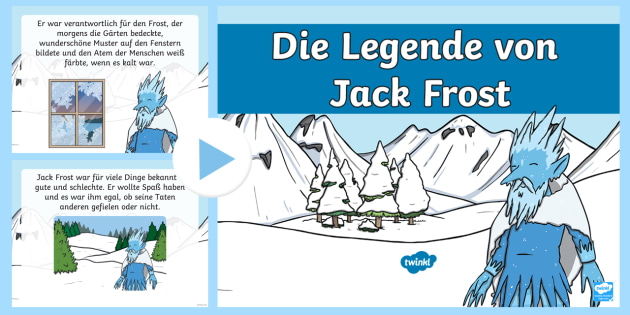 Die Legende Von Jack Frost Powerpoint Prasentation