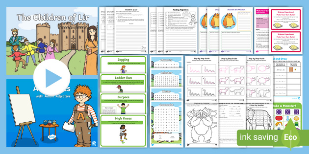 Northern Ireland School Closure P4 Pack 2 (teacher made)