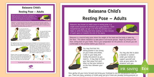 Extended Child's Pose (Utthita Balasana) – Yoga Poses Guide by WorkoutLabs