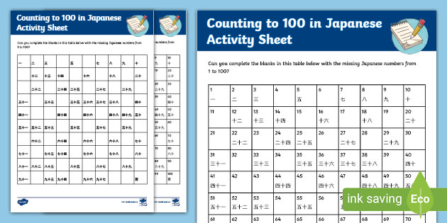 Learn Numbers in Japanese: How to Count From 1-100